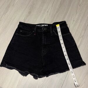IDYLLWIND black denim jean shorts size 2